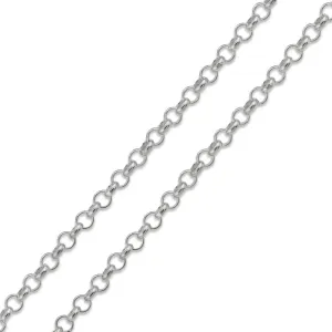 10K White Gold 2.5mm Rolo Chain