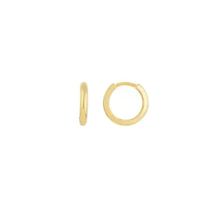 14kt Yellow Gold Small Huggie Earrings