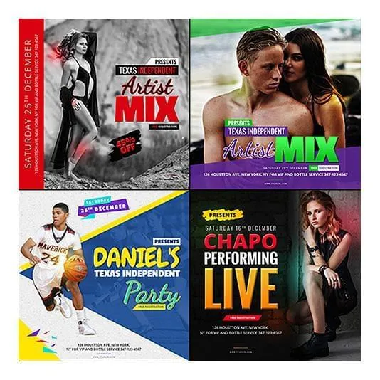 150 -  FB, IG and Pinterest Banners