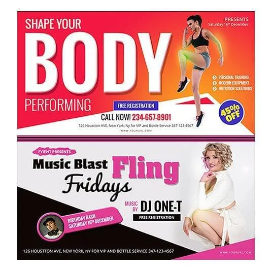 150 -  FB, IG and Pinterest Banners