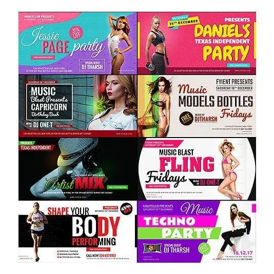150 -  FB, IG and Pinterest Banners