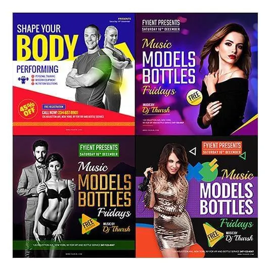 150 -  FB, IG and Pinterest Banners