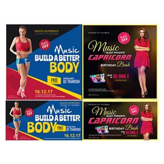 150 -  FB, IG and Pinterest Banners