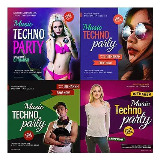 150 -  FB, IG and Pinterest Banners