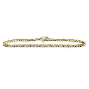 [2.0 mm] VS Diamond Tennis Bracelet (14K)