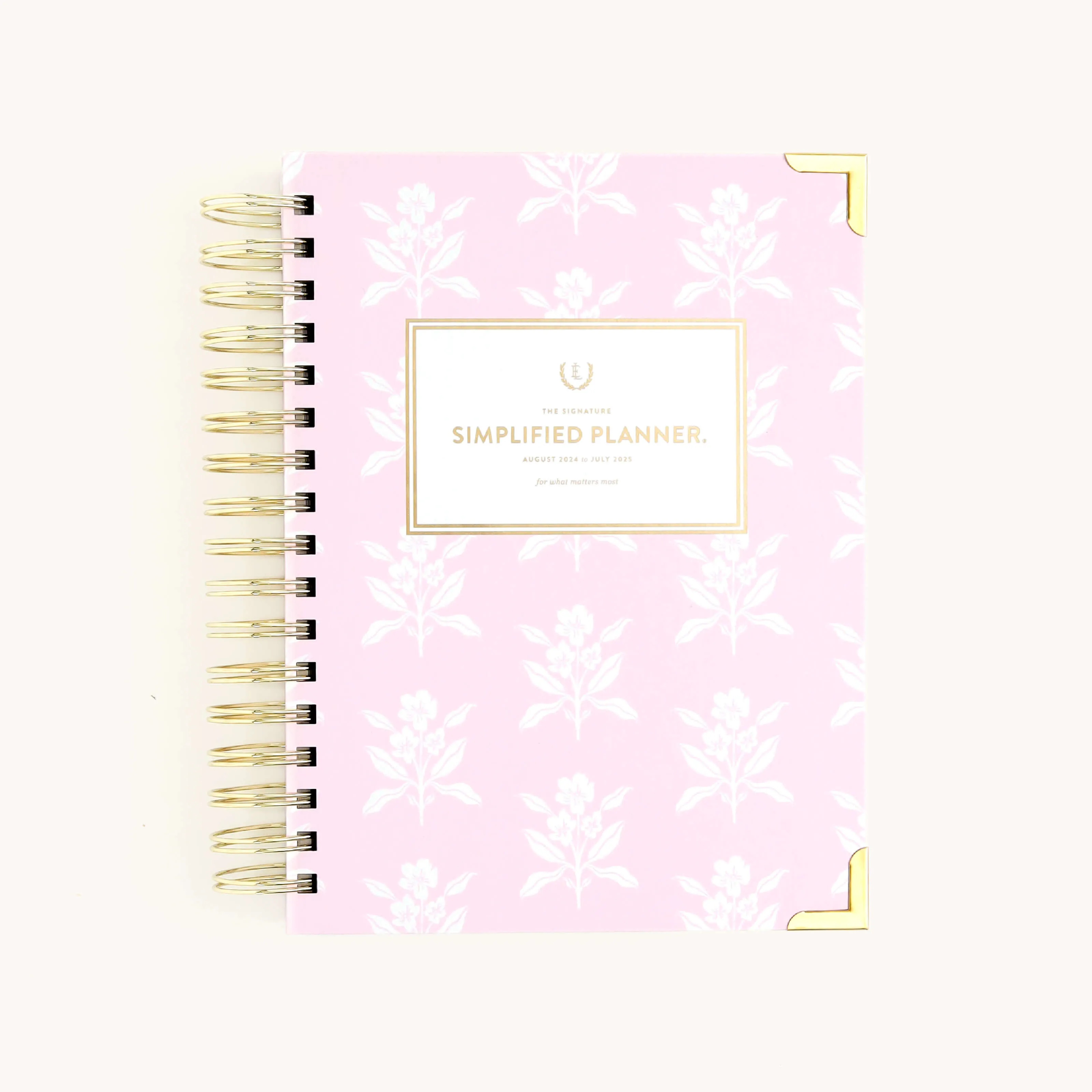 2024-2025 Daily Simplified Planner - Blush Block