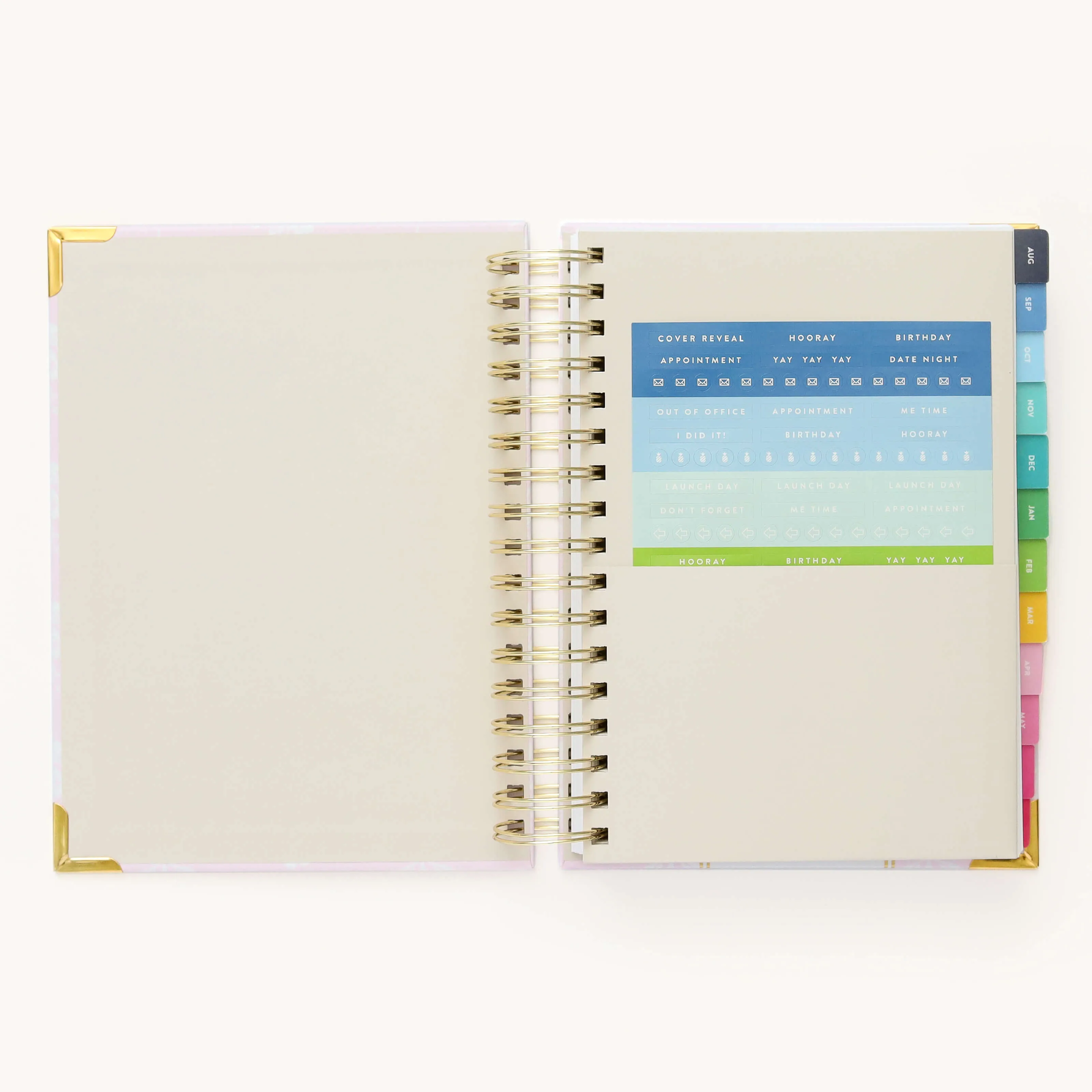 2024-2025 Daily Simplified Planner - Blush Block