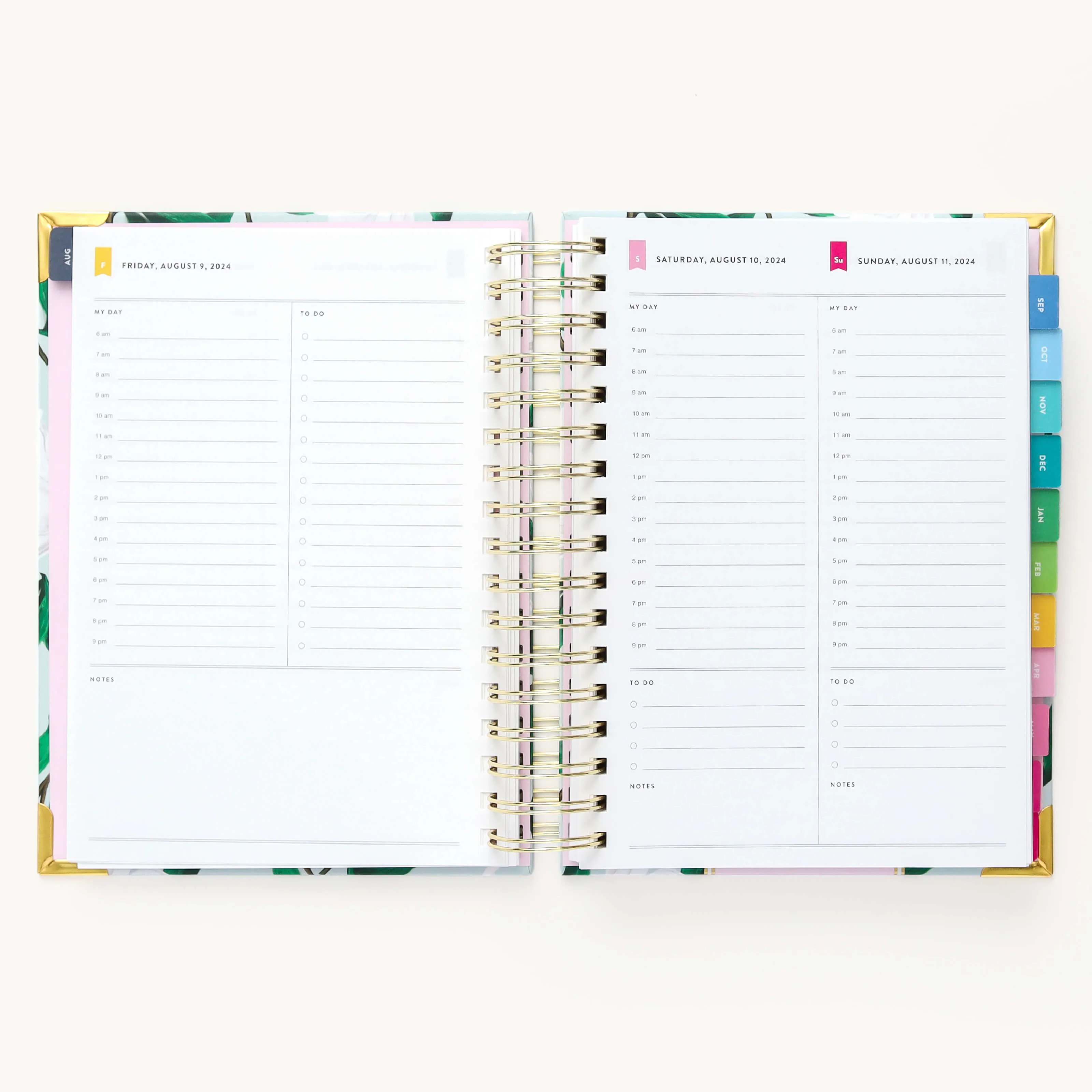2024-2025 Daily Simplified Planner - Savannah Blooms