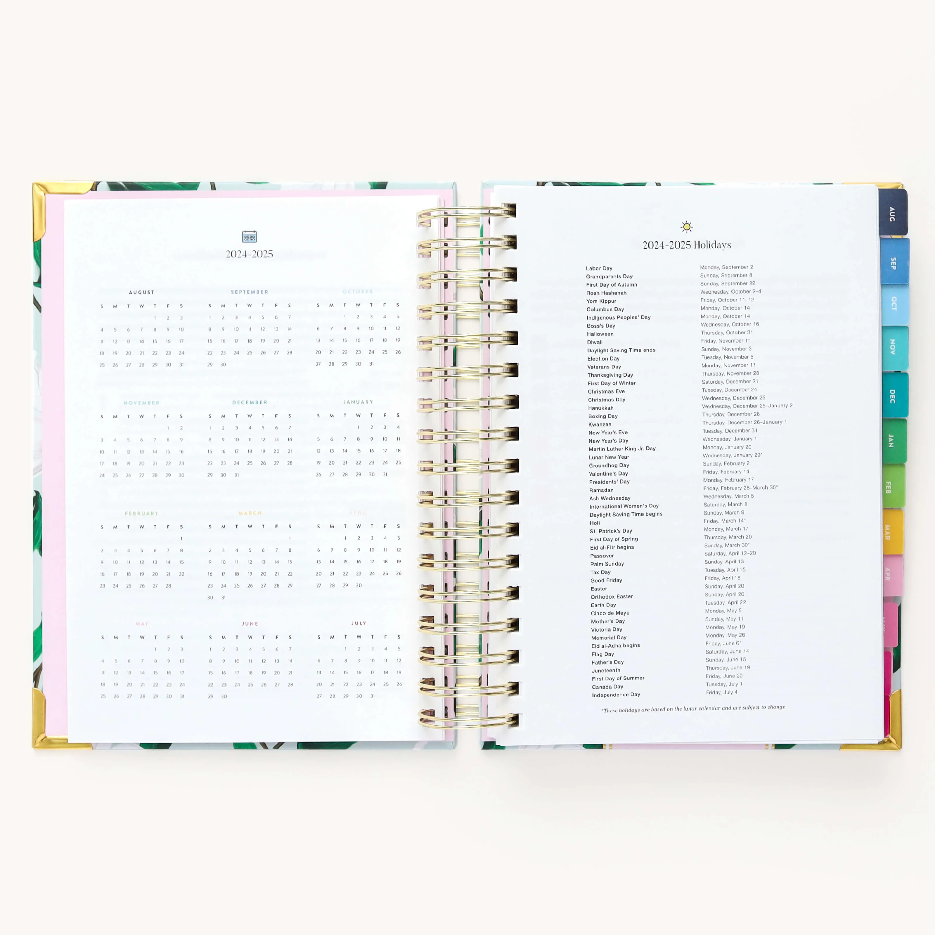2024-2025 Daily Simplified Planner - Savannah Blooms