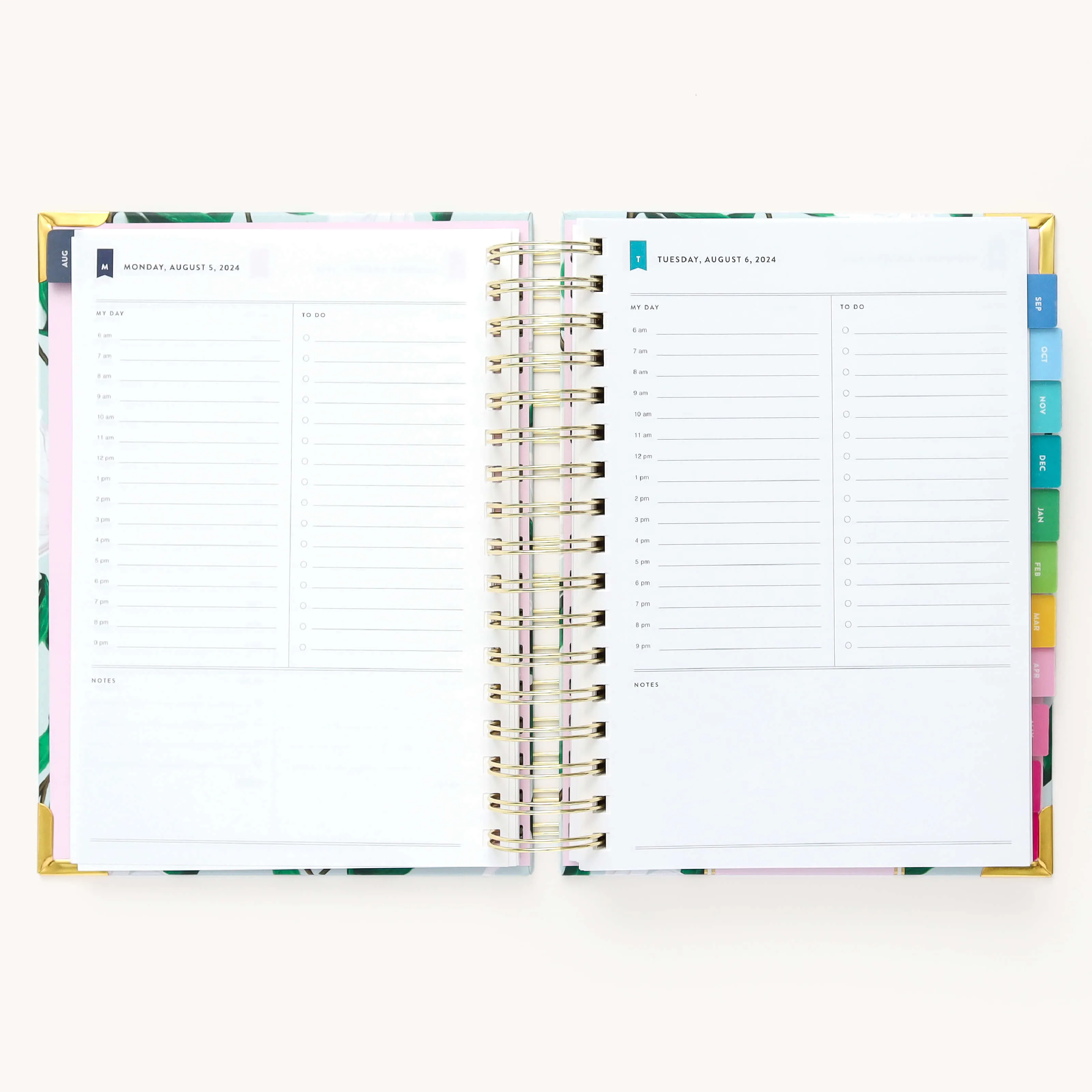 2024-2025 Daily Simplified Planner - Savannah Blooms