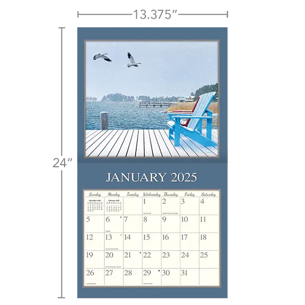 2025 Lang Wall Calendar - Cottage Country