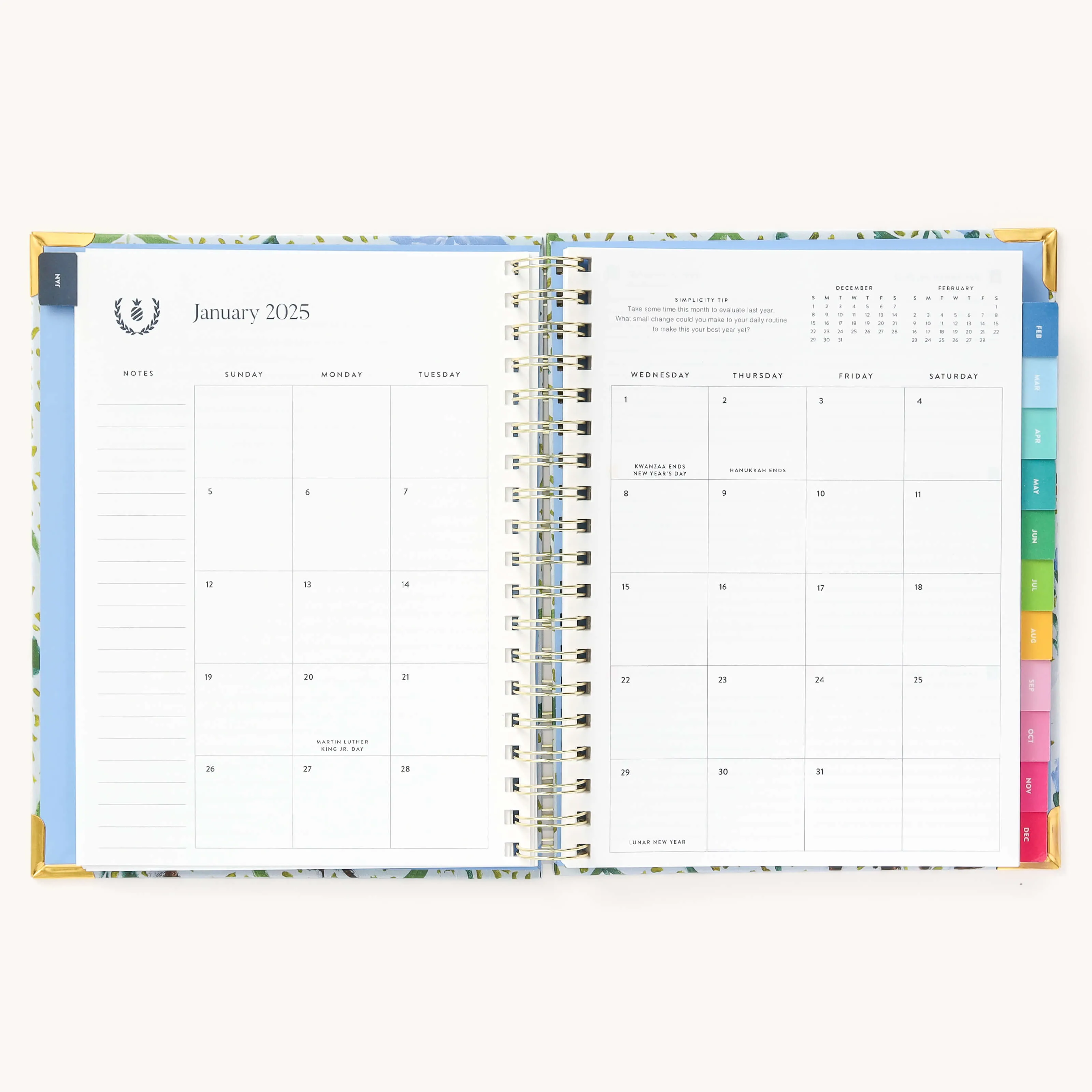 2025 Weekly Simplified Planner - Beaufort Birdies