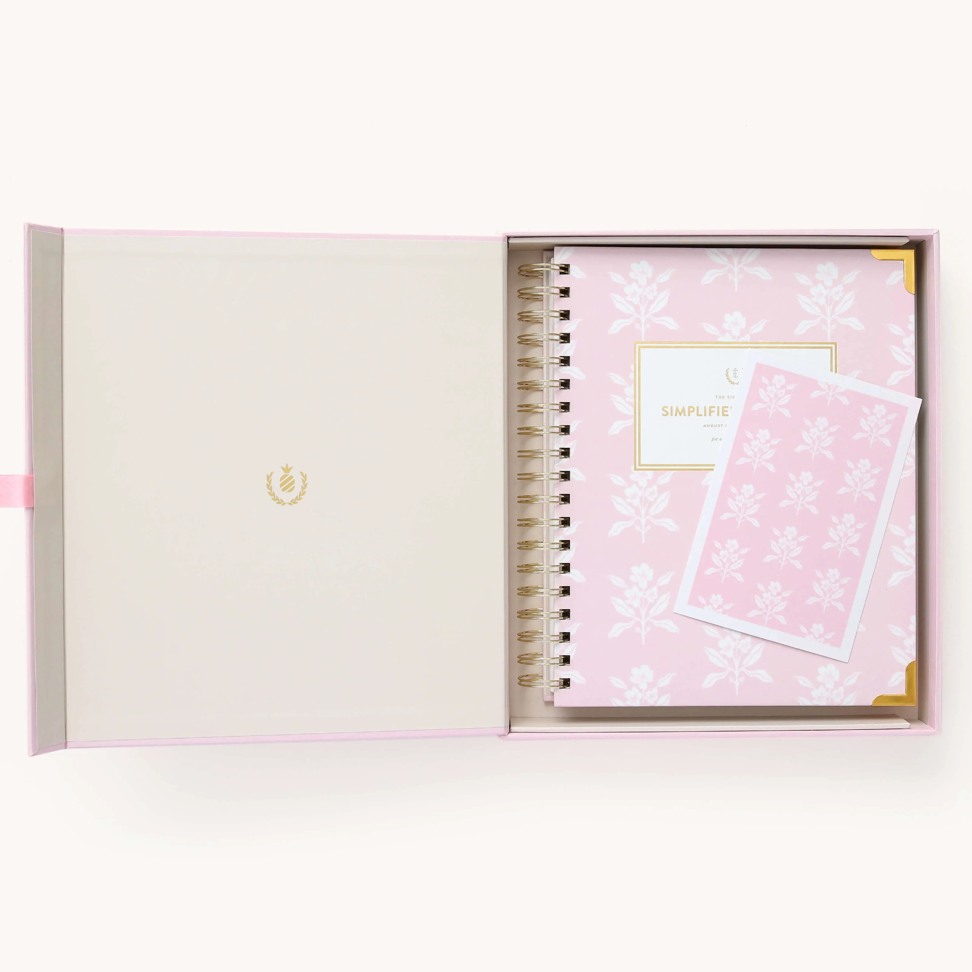 2025 Weekly Simplified Planner - Blush Block