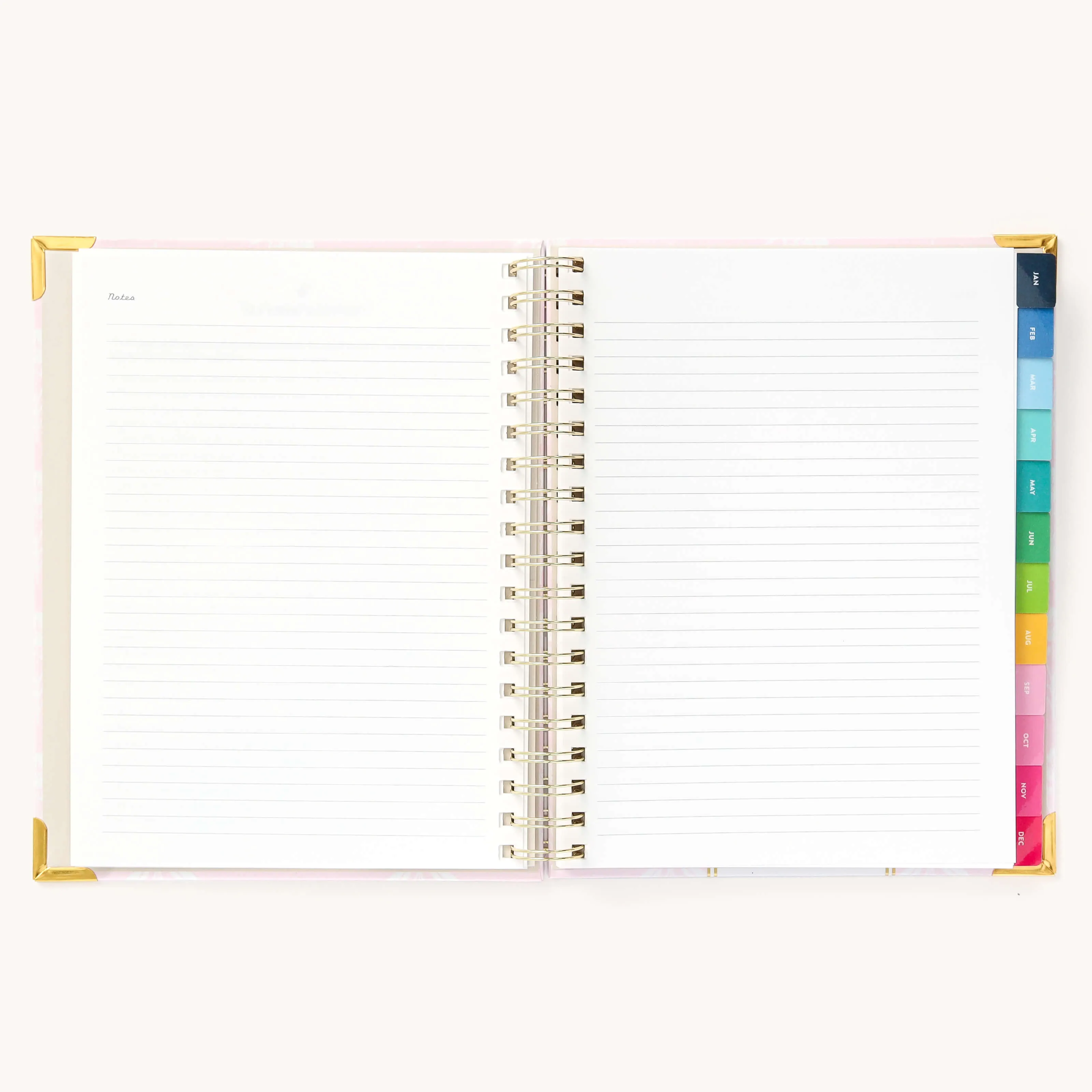 2025 Weekly Simplified Planner - Blush Block