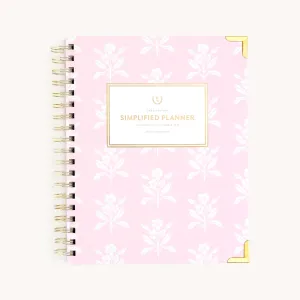 2025 Weekly Simplified Planner - Blush Block