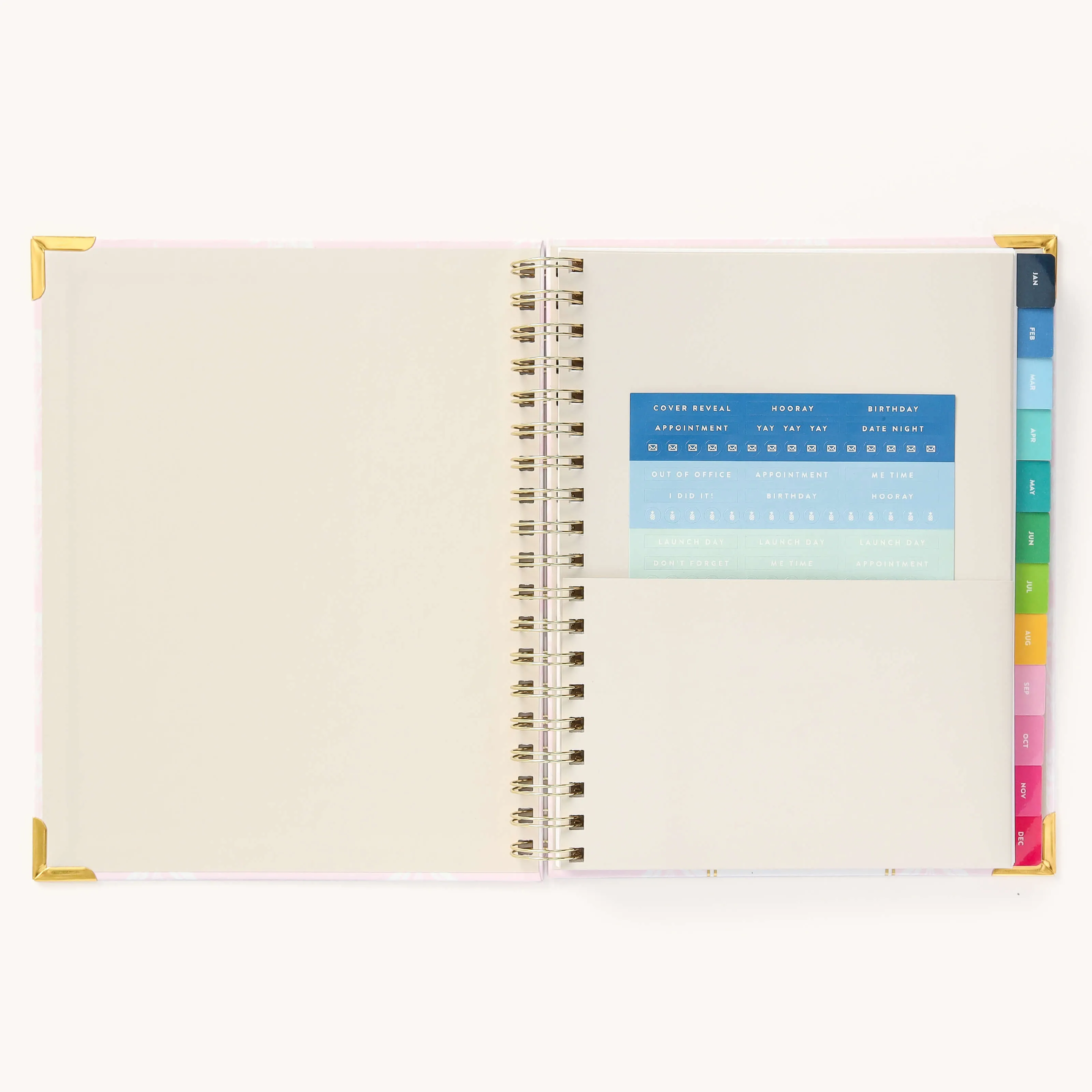 2025 Weekly Simplified Planner - Blush Block
