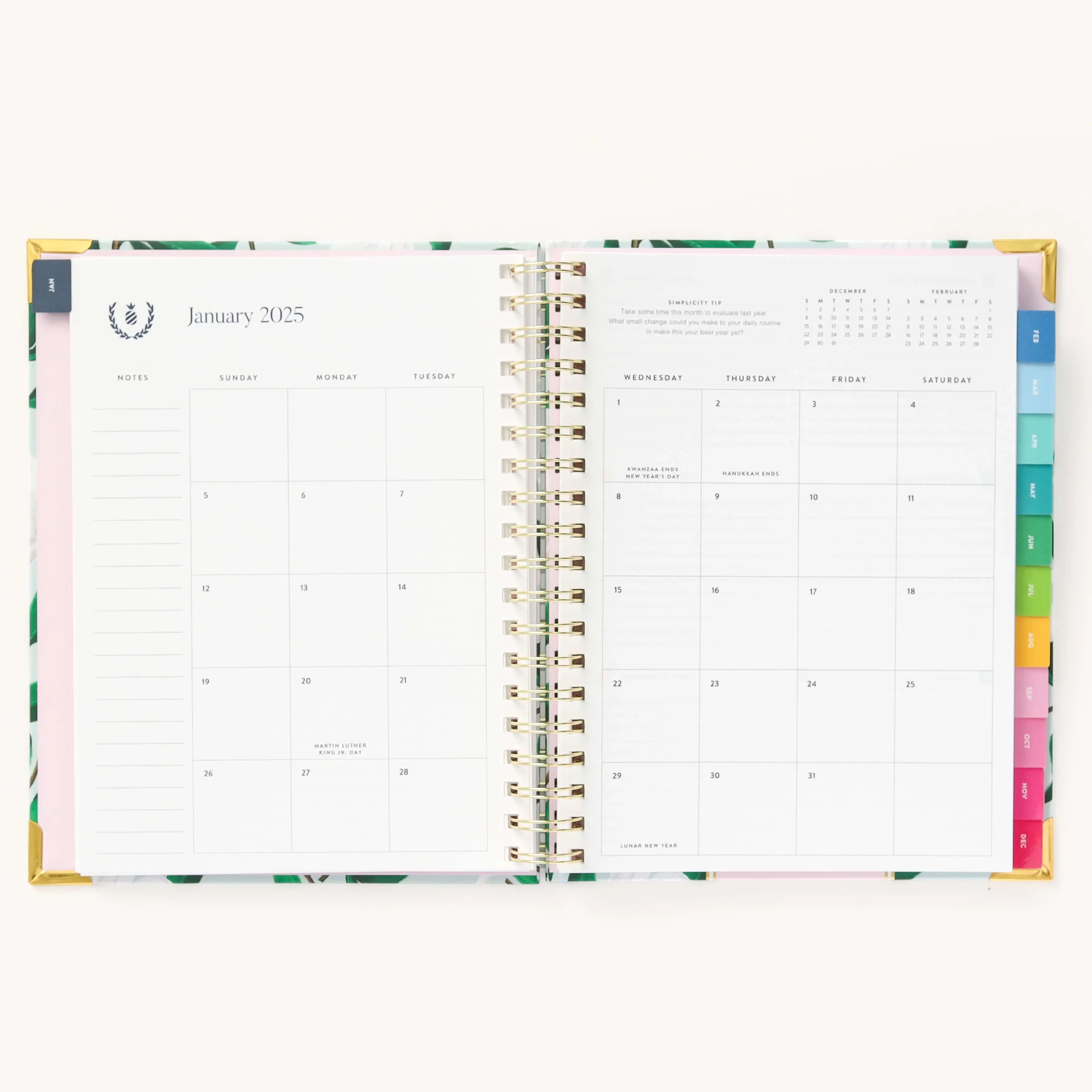2025 Weekly Simplified Planner - Savannah Blooms