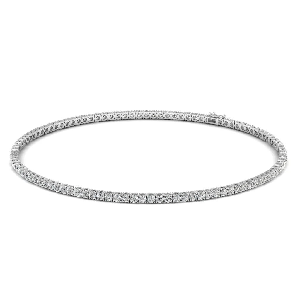 24.75 CTS DEW Moissanite Tennis Necklace