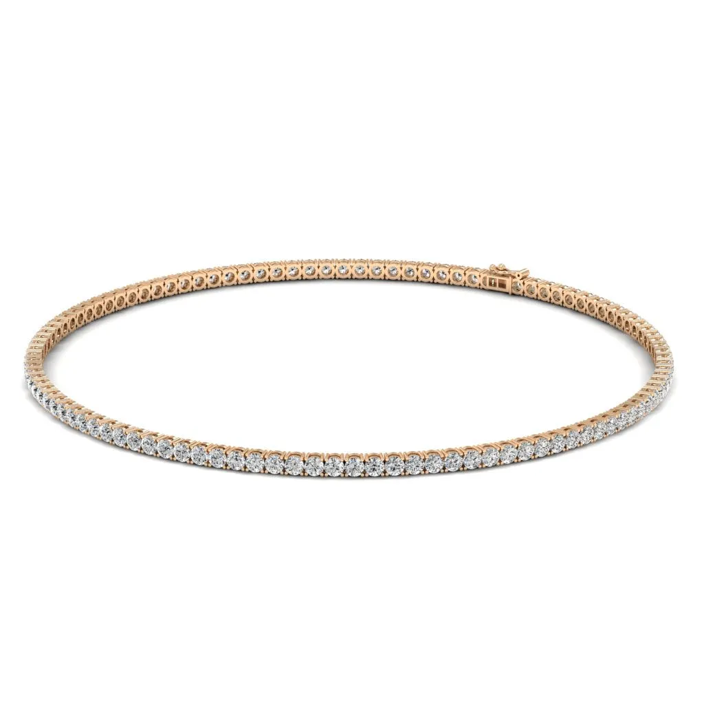 24.75 CTS DEW Moissanite Tennis Necklace