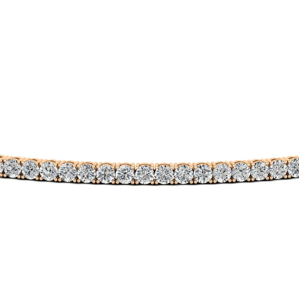 24.75 CTS DEW Moissanite Tennis Necklace