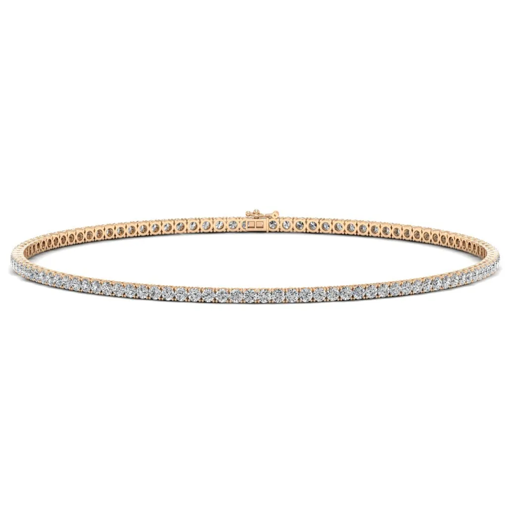 24.75 CTS DEW Moissanite Tennis Necklace