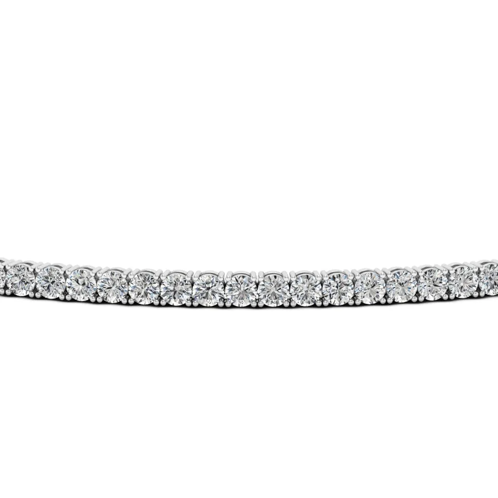 24.75 CTS DEW Moissanite Tennis Necklace