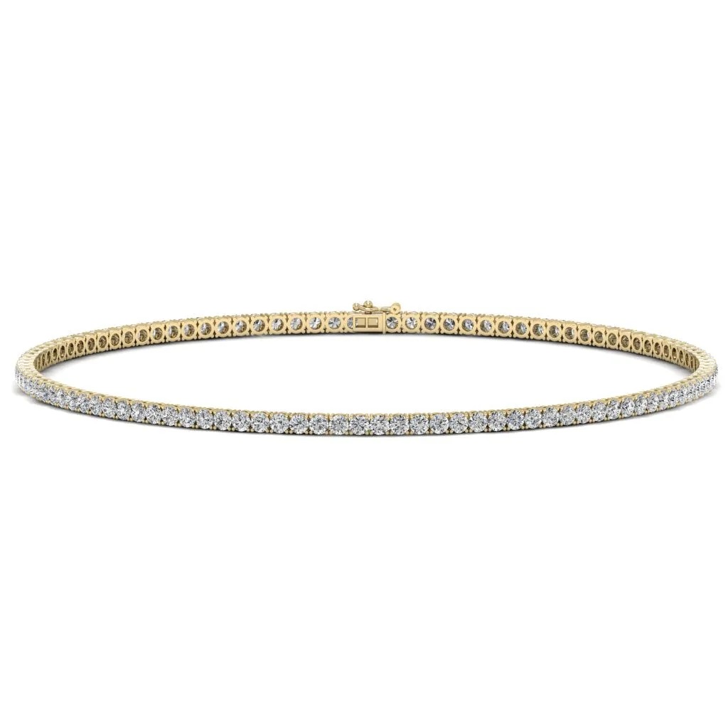 24.75 CTS DEW Moissanite Tennis Necklace