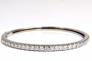 2.48ct natural round diamonds bangle bracelet g/vs common prong 14kt