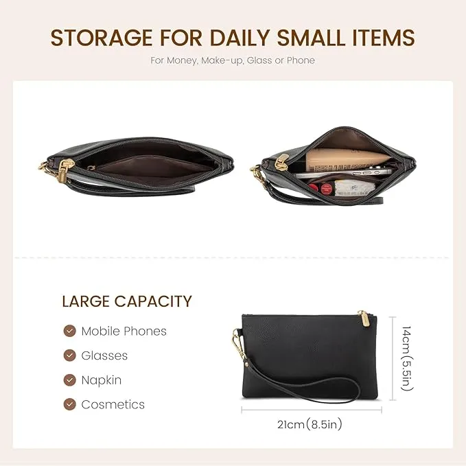 2Pcs Vintage Leather Laptop Bag, 15.6¡°
