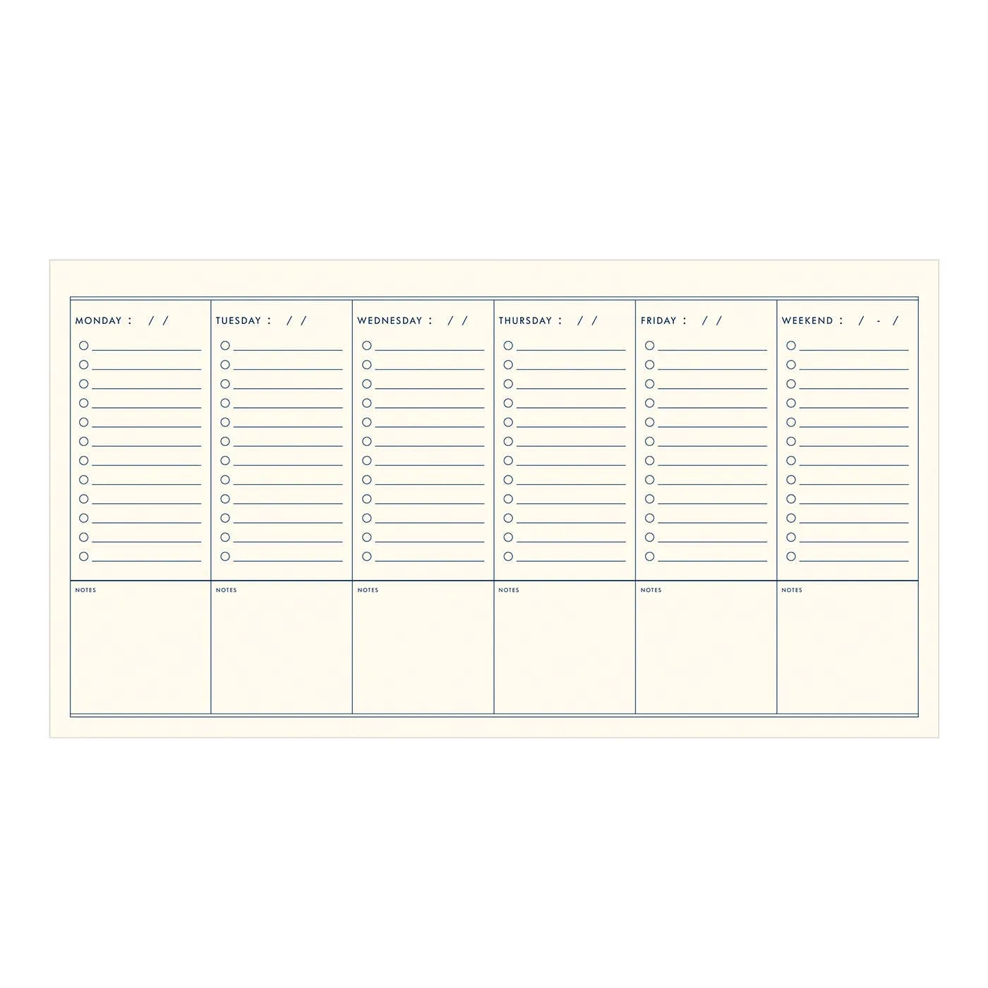 365 Weekly Planner