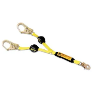 3M™ Retrax 100 Tie-Off Shock Absorbing Lanyards, 6 ft, Snap Hook, 310 lb, 1241481