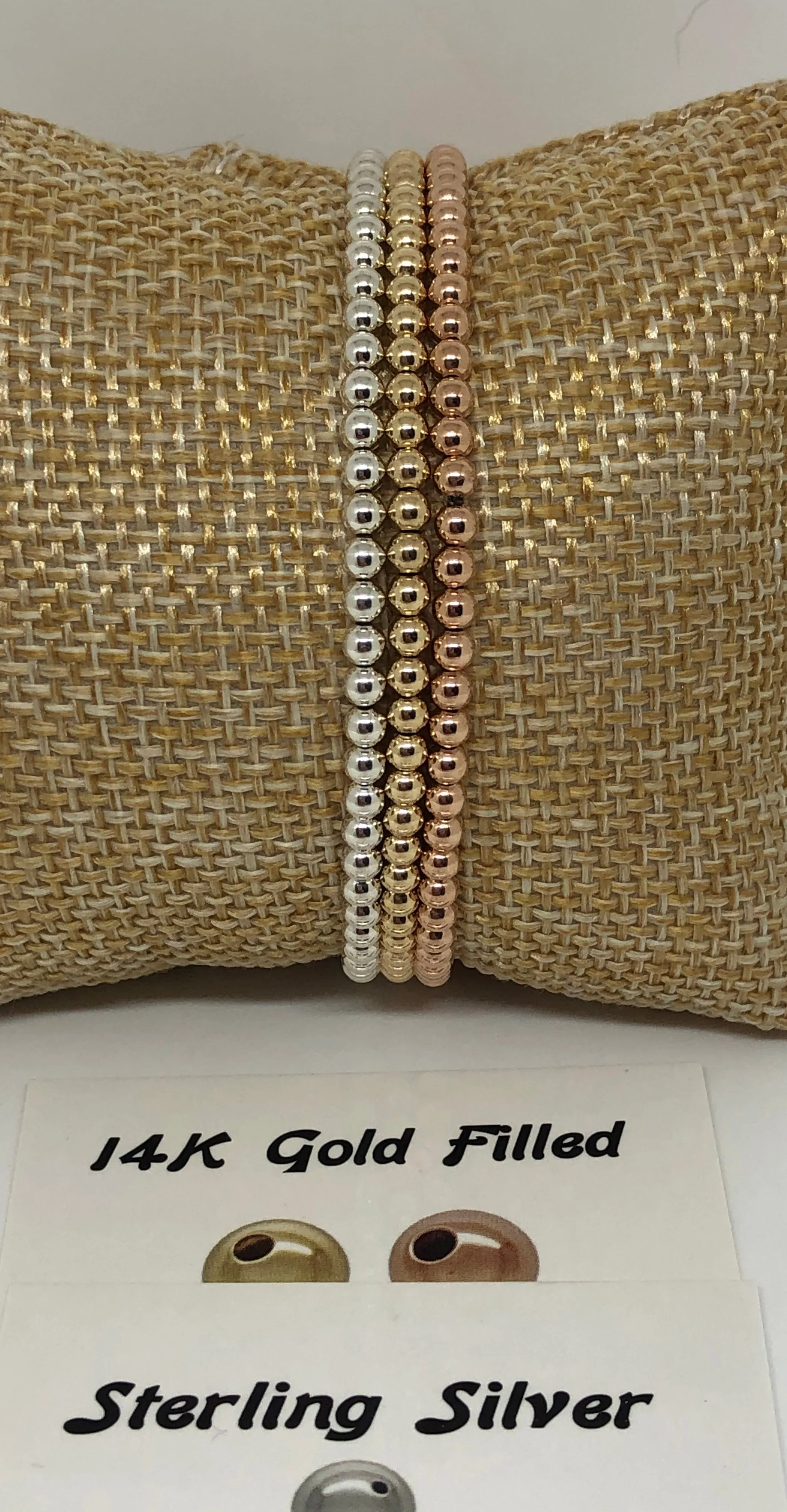 3MM - Sterling Silver Stretch Bracelet
