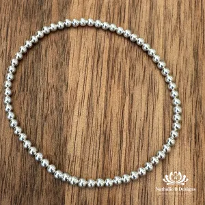 3MM - Sterling Silver Stretch Bracelet
