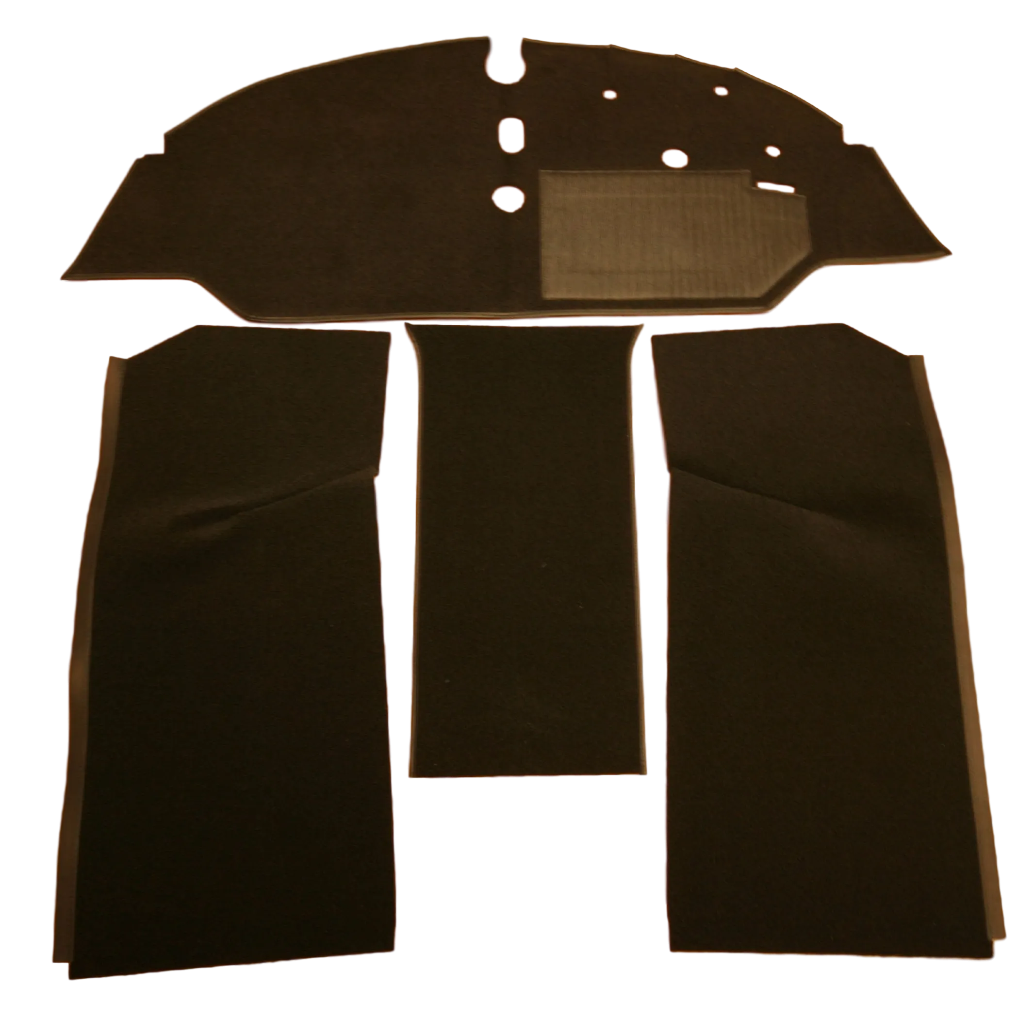 4 PIECE SET SPLIT SCREEN 61-67 RHD NYLON (WALK THROUGH)