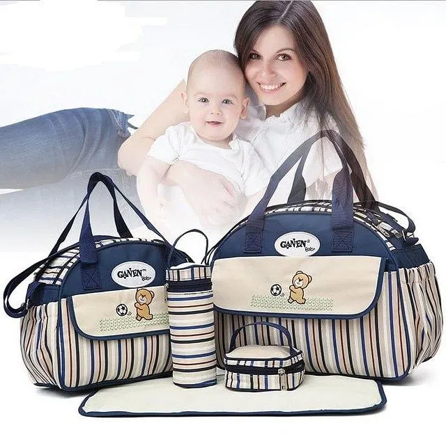 5 PCS/SET Fashion Maternity Handbag Waterproof
