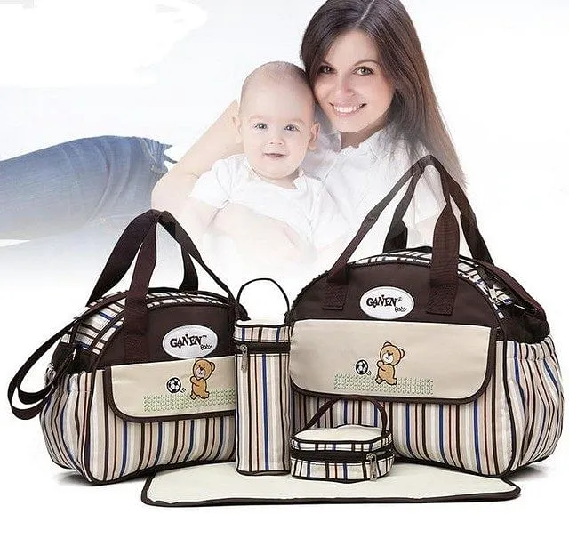 5 PCS/SET Fashion Maternity Handbag Waterproof