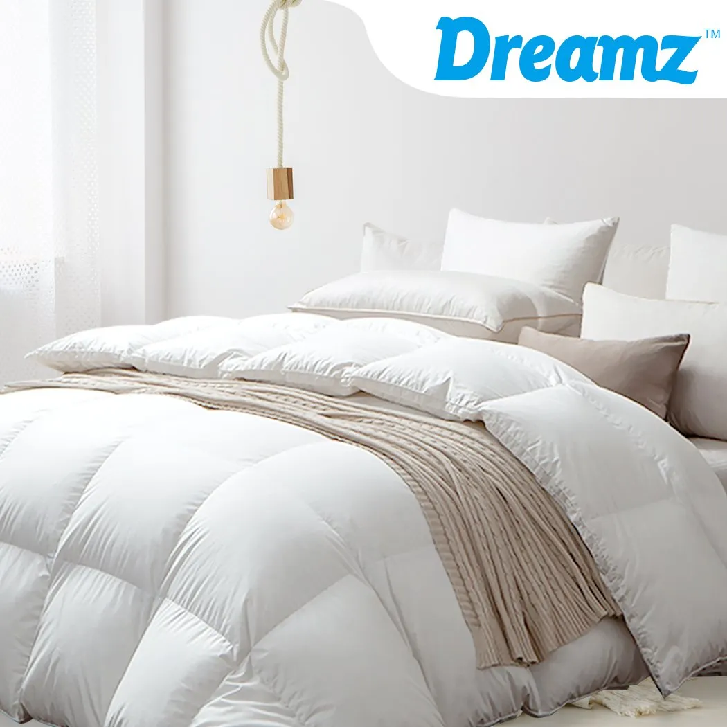 500GSM All Season Goose Down Feather Filling Duvet in King Single Size