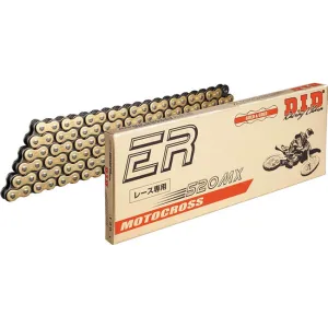 520MX x 120RB G&B MX race chain w/ RJ clip link DID (520MX120G)