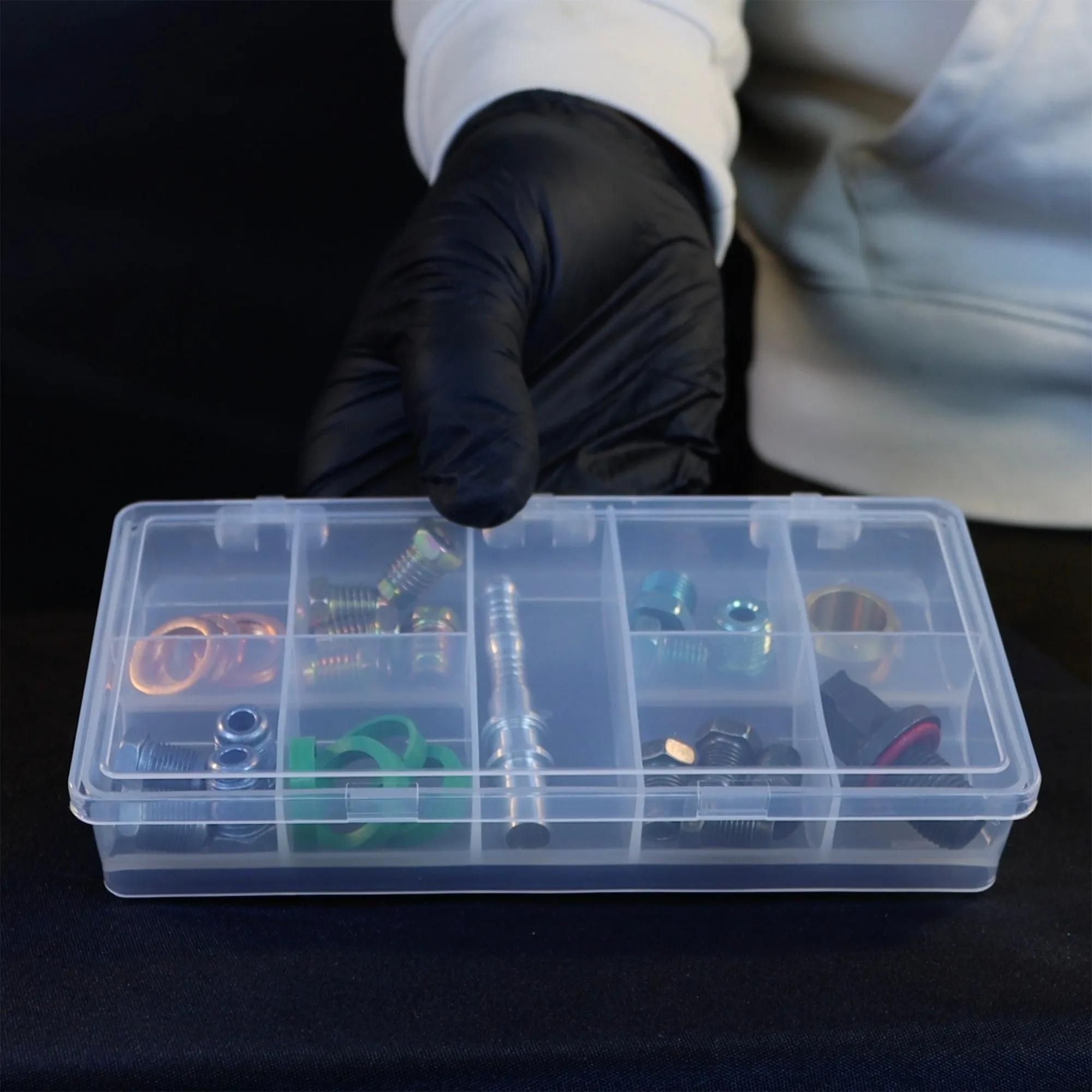 9 Compartment Storage and Organization Tackle Box