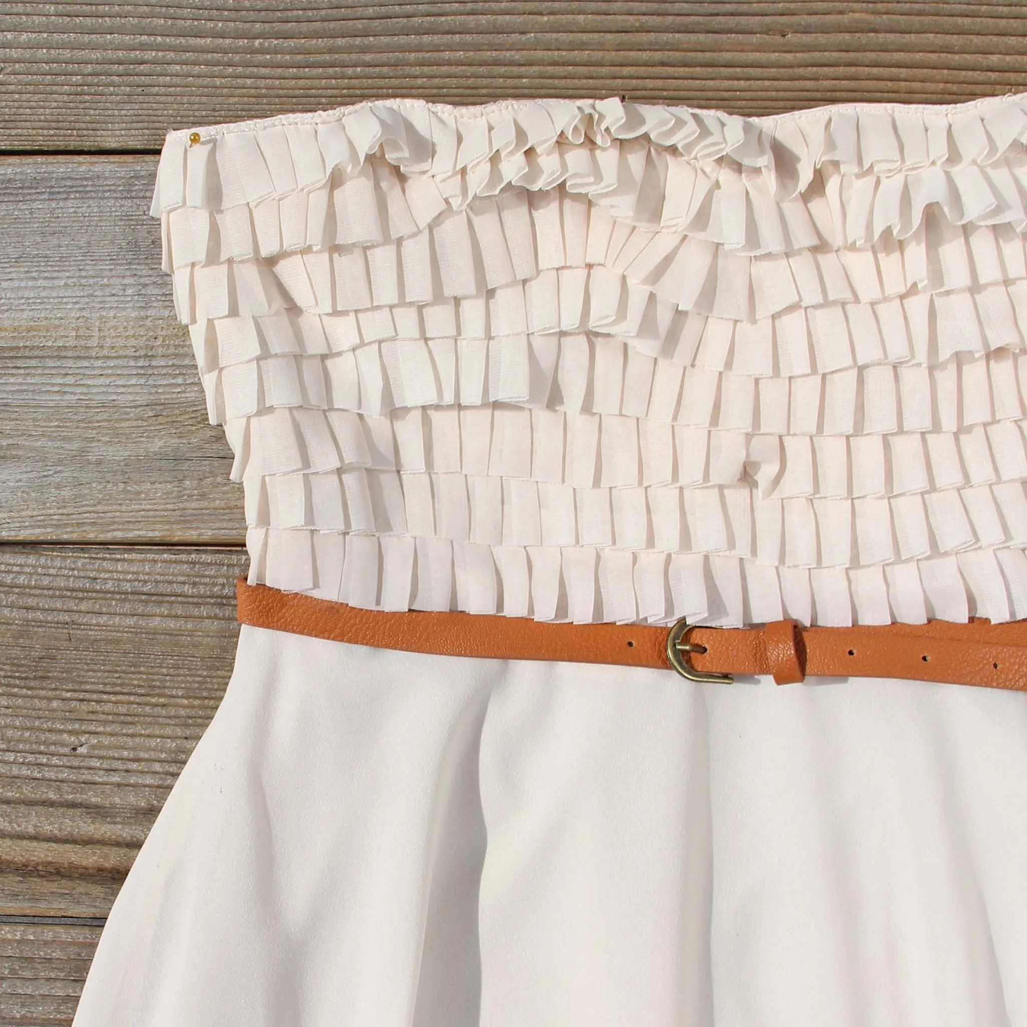 A Ruffled Feather Dress