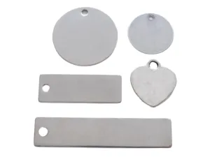 Add On Tag with Your Custom Engraving to Add to Your Keychain Purchase, Select Tag Size and Shape