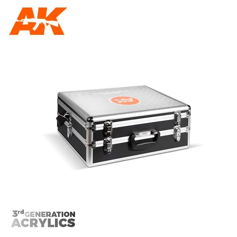 AK Interactive 3G Acrylics Briefcase - 236 Colors Full Range