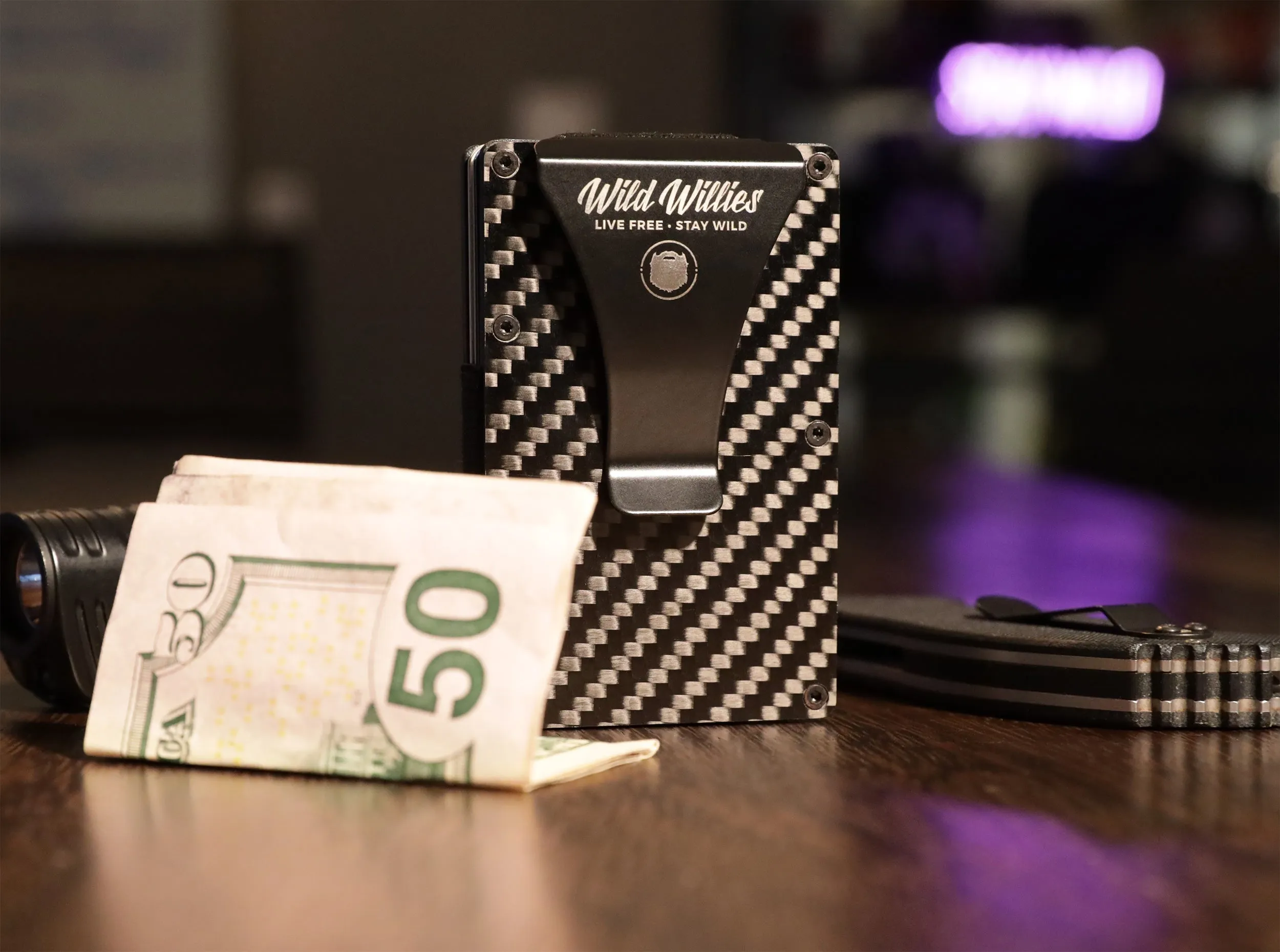 Aluminum & Carbon Fiber Wallet