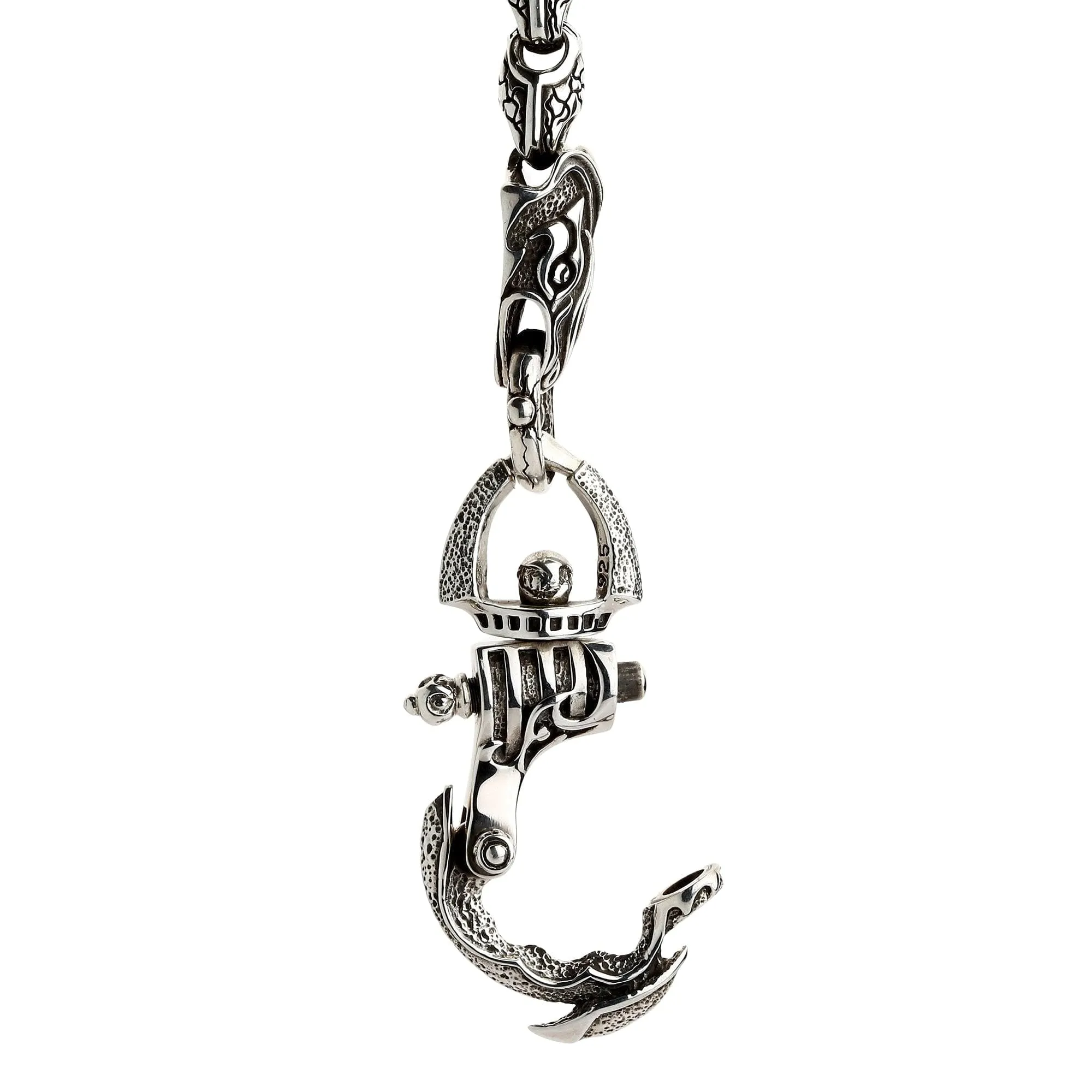 Anaconda Snake Sterling Silver Wallet Chain