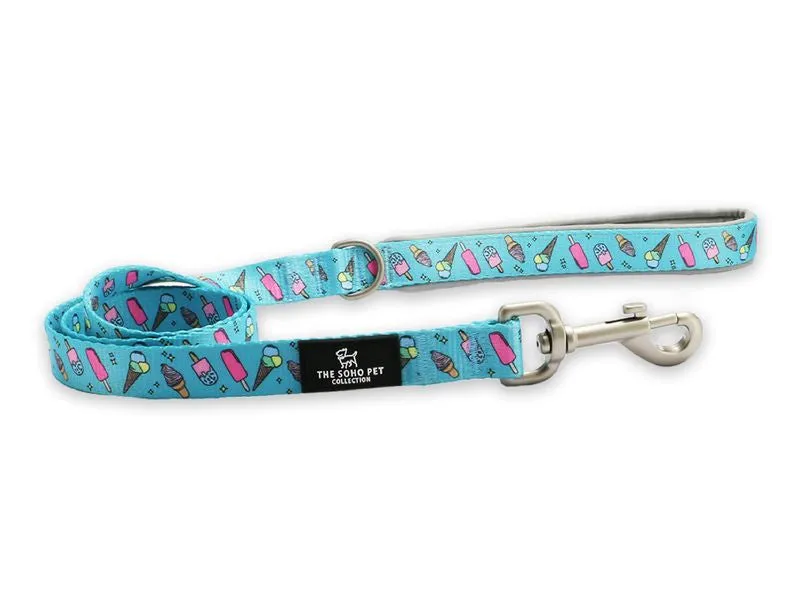 Ancol Soho Nylon Lead 100cm x 19mm - Ice Cream