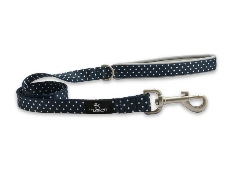 Ancol Soho Nylon Lead 100cm x 19mm - Polka Dot