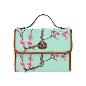 Arizona Green Tea Pattern Waterproof Canvas Bag-Brown