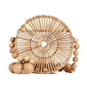 Artisanal Bamboo Sphere Clutch