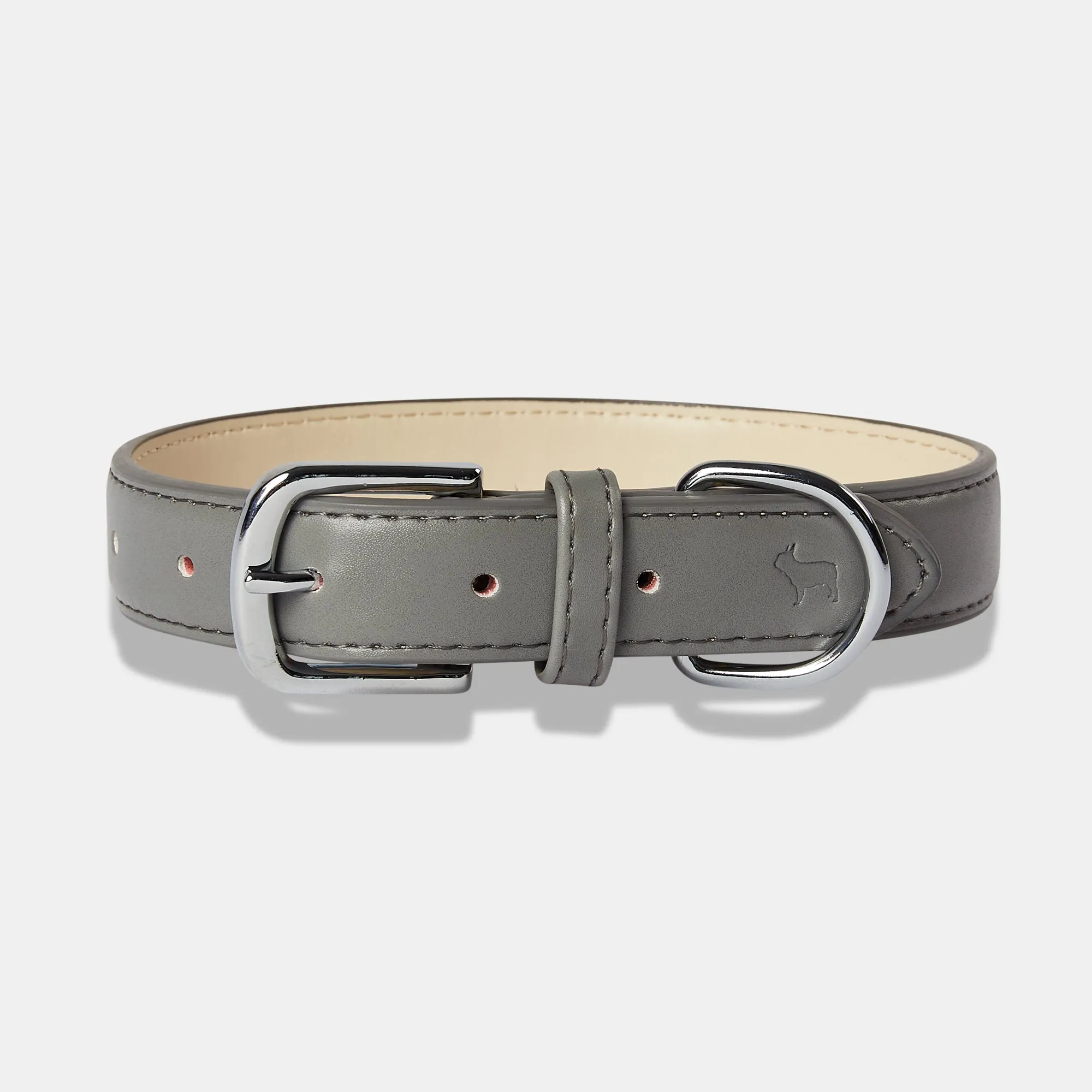 Ash Grey Dog Collar & Lead Set