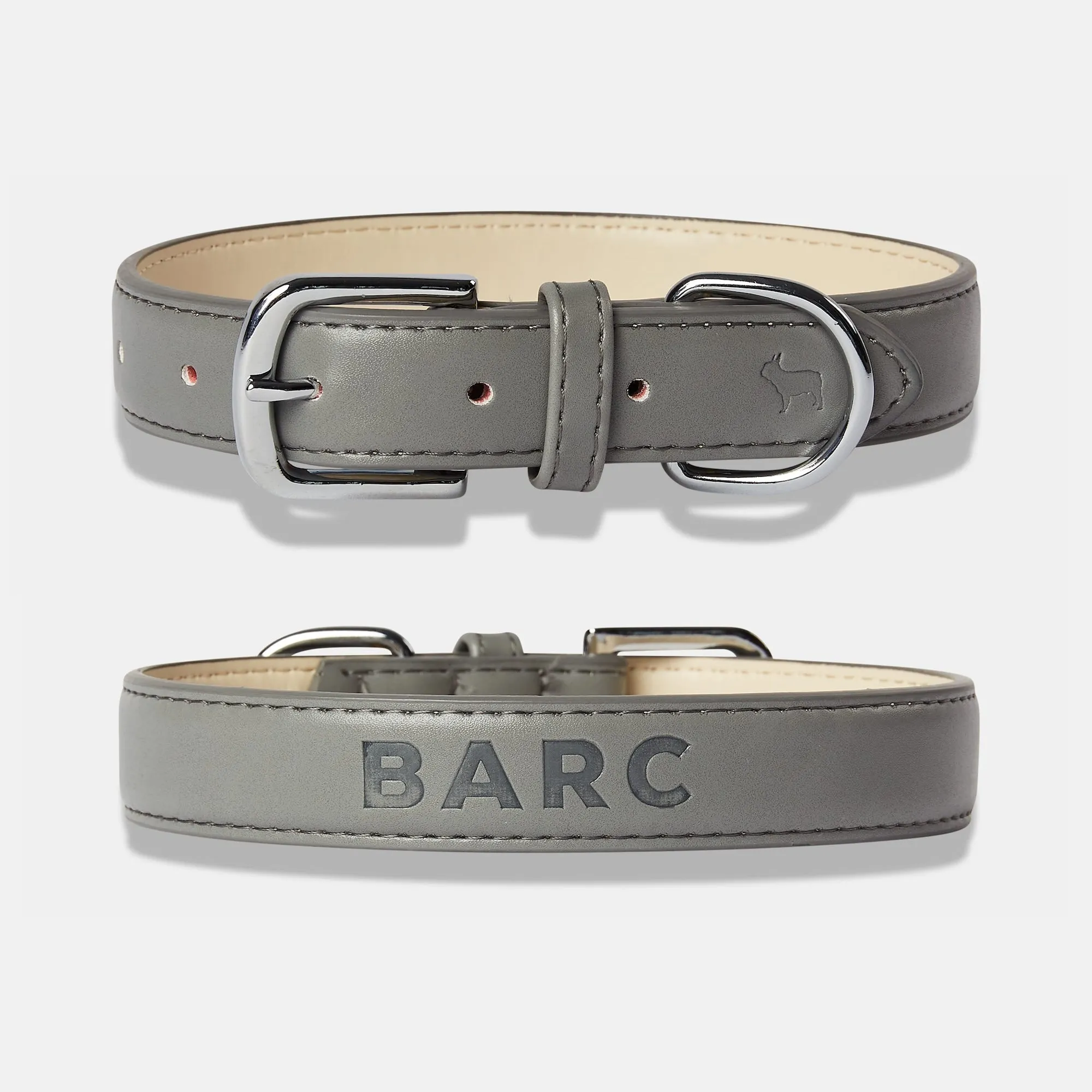 Ash Grey Dog Collar, Harness & Lead Set